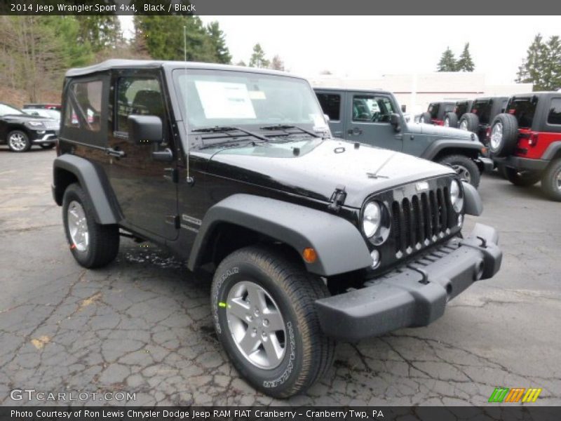Black / Black 2014 Jeep Wrangler Sport 4x4