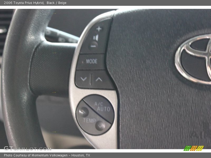 Black / Beige 2006 Toyota Prius Hybrid