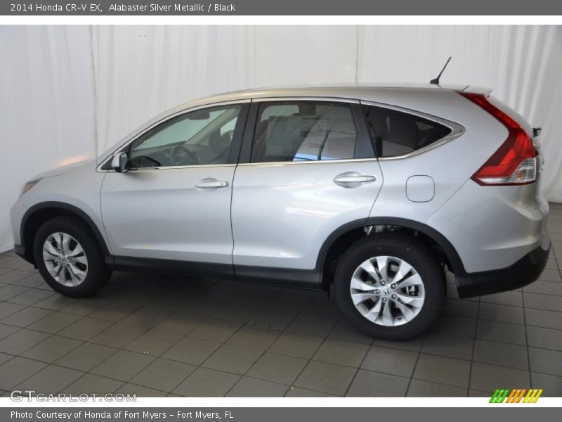 Alabaster Silver Metallic / Black 2014 Honda CR-V EX