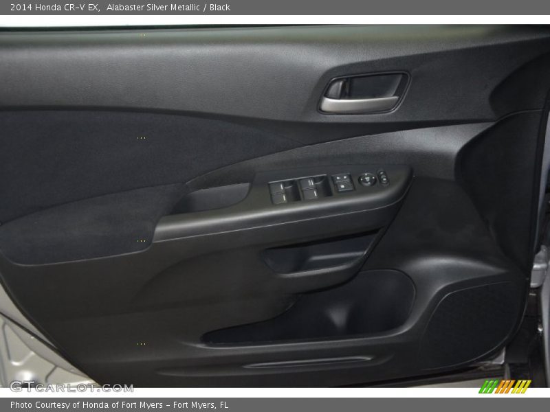 Alabaster Silver Metallic / Black 2014 Honda CR-V EX