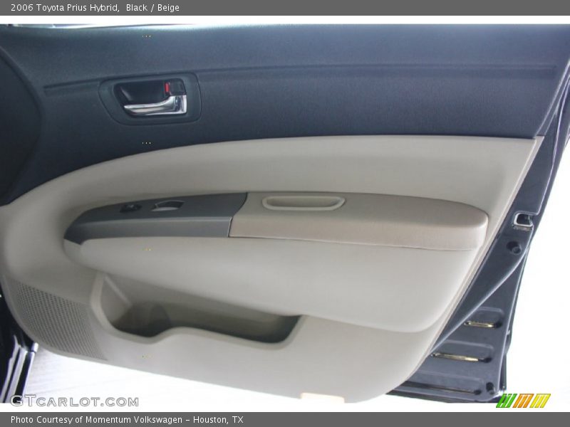 Black / Beige 2006 Toyota Prius Hybrid