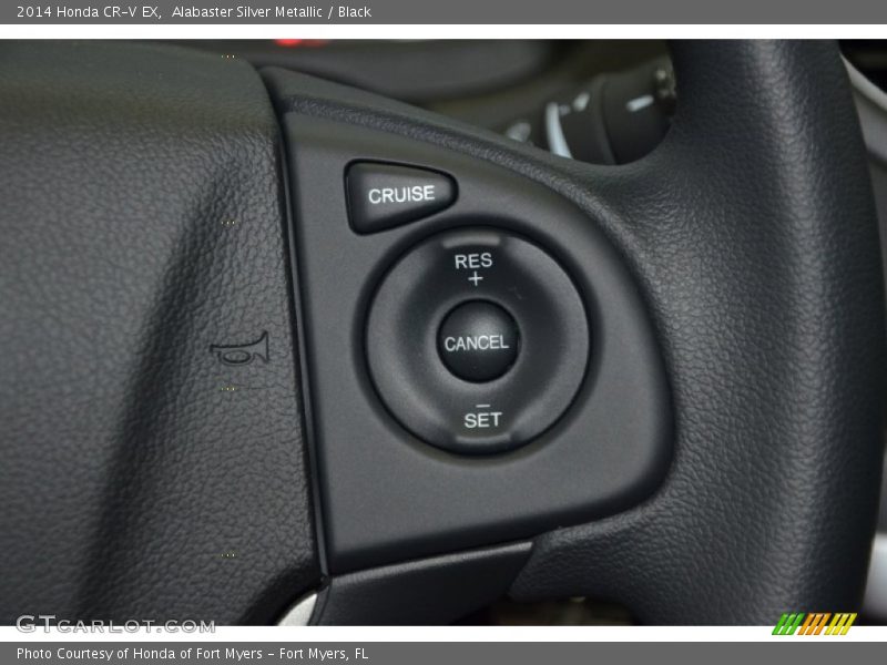 Alabaster Silver Metallic / Black 2014 Honda CR-V EX