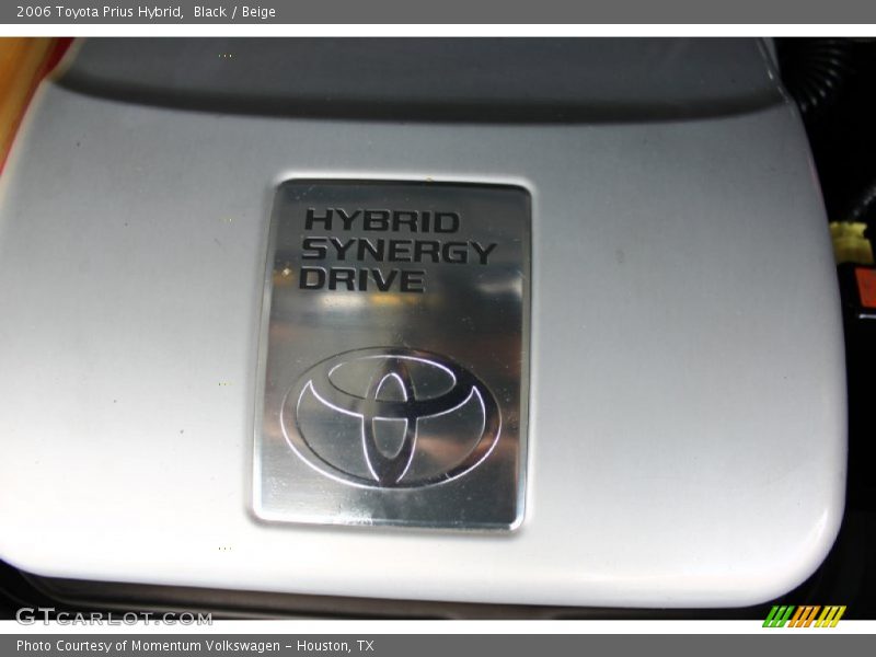 Black / Beige 2006 Toyota Prius Hybrid
