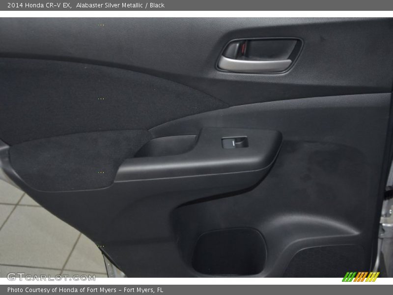 Alabaster Silver Metallic / Black 2014 Honda CR-V EX