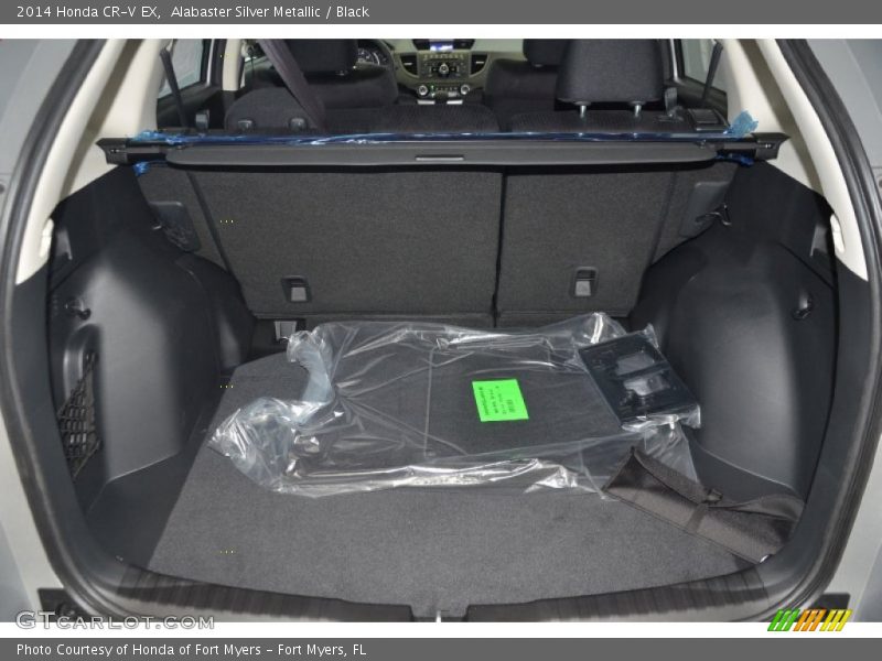 Alabaster Silver Metallic / Black 2014 Honda CR-V EX