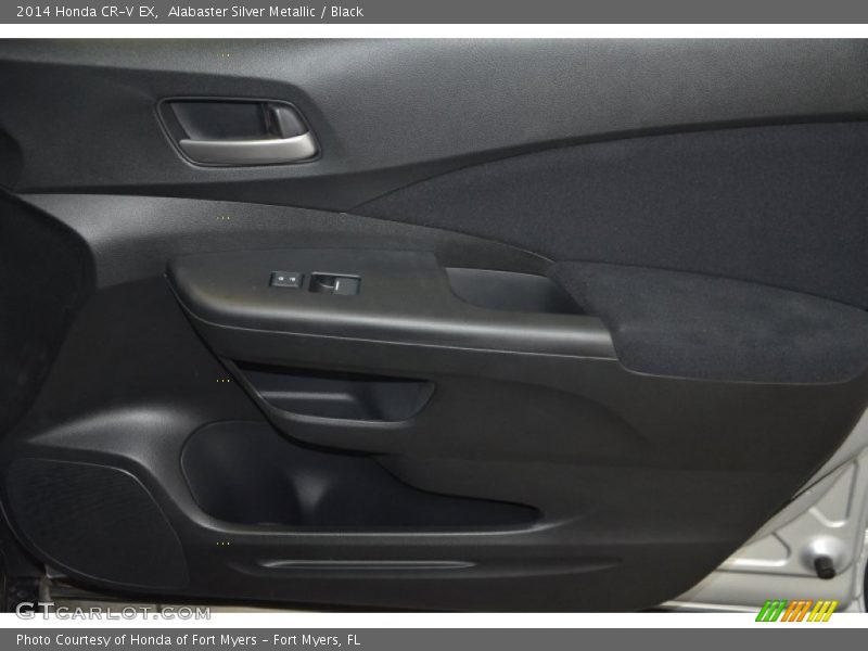 Alabaster Silver Metallic / Black 2014 Honda CR-V EX