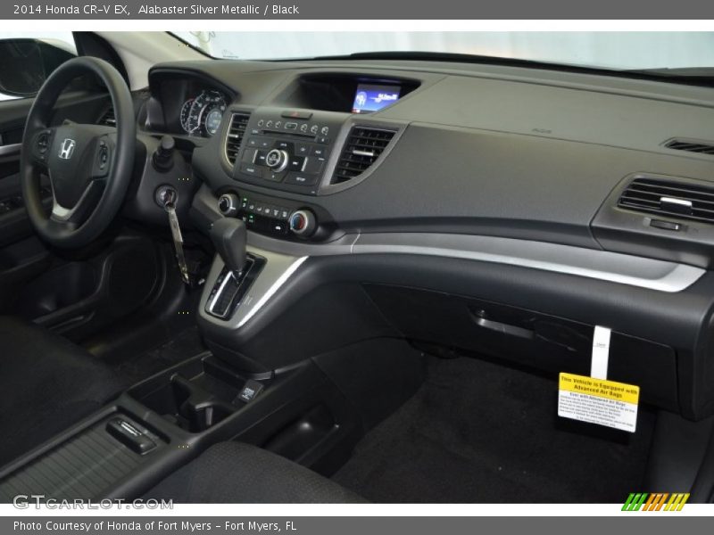 Alabaster Silver Metallic / Black 2014 Honda CR-V EX