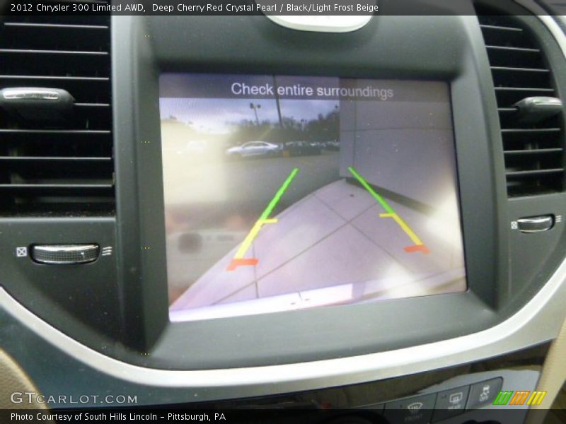 Deep Cherry Red Crystal Pearl / Black/Light Frost Beige 2012 Chrysler 300 Limited AWD