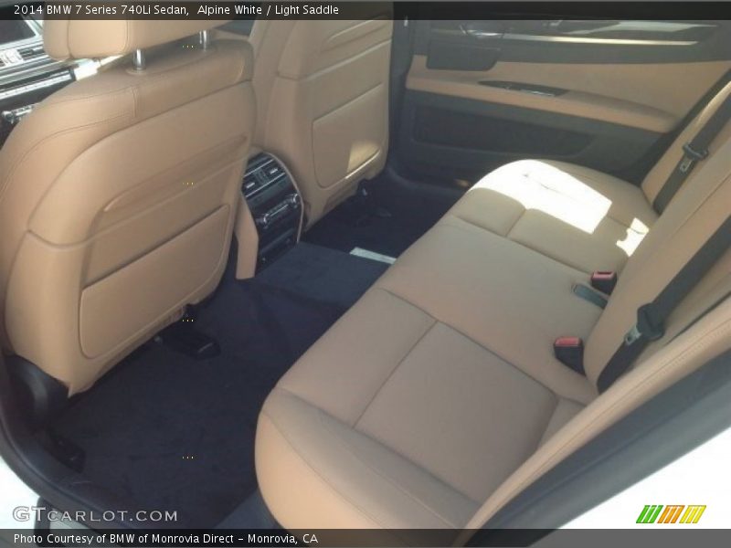 Alpine White / Light Saddle 2014 BMW 7 Series 740Li Sedan