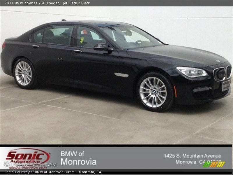 Jet Black / Black 2014 BMW 7 Series 750Li Sedan