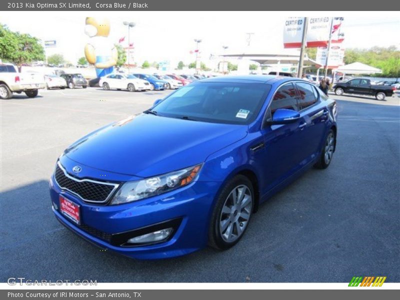 Corsa Blue / Black 2013 Kia Optima SX Limited
