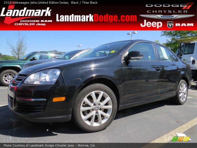 Black / Titan Black 2010 Volkswagen Jetta Limited Edition Sedan