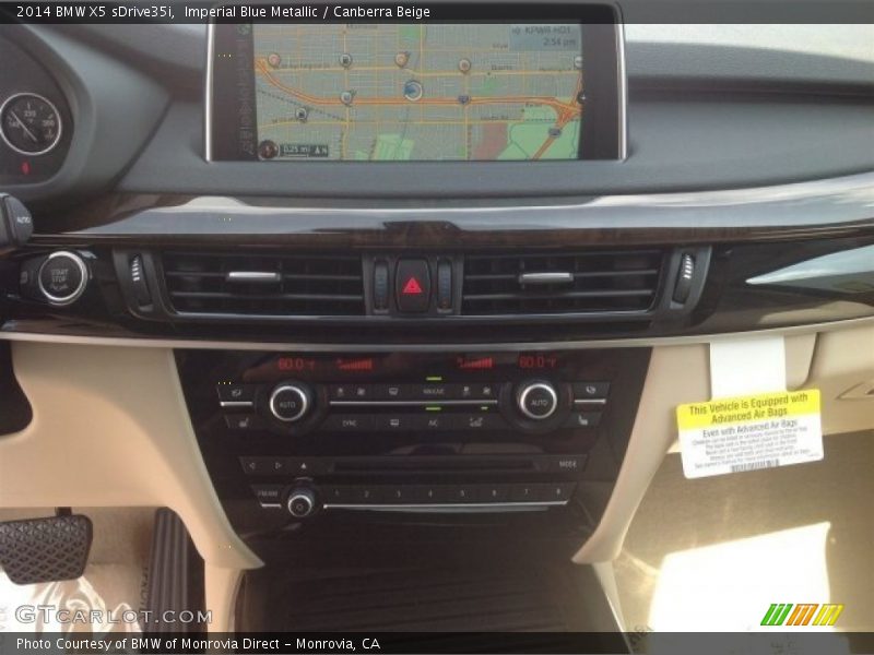 Imperial Blue Metallic / Canberra Beige 2014 BMW X5 sDrive35i