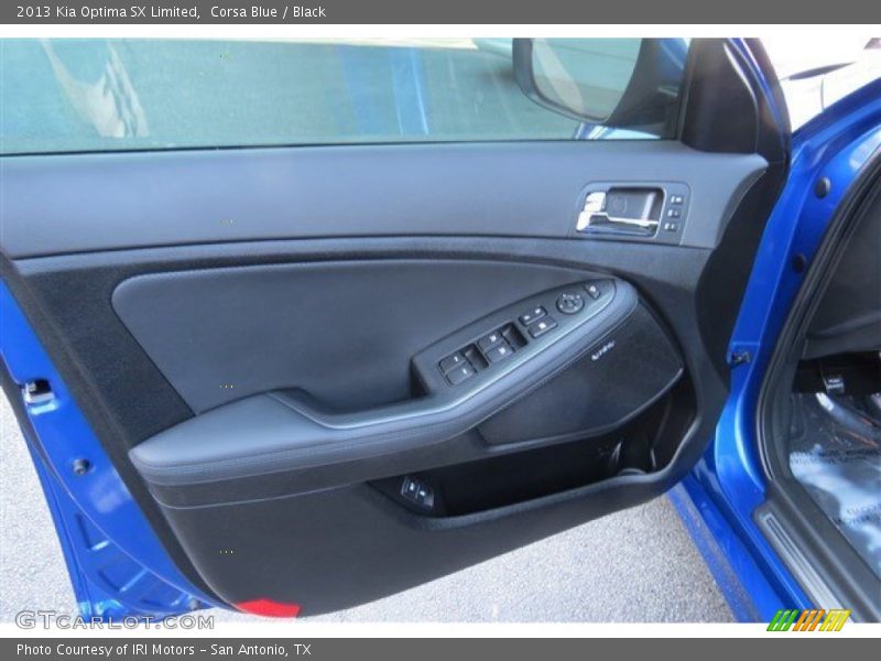 Corsa Blue / Black 2013 Kia Optima SX Limited