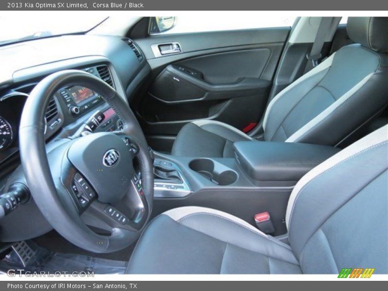Corsa Blue / Black 2013 Kia Optima SX Limited