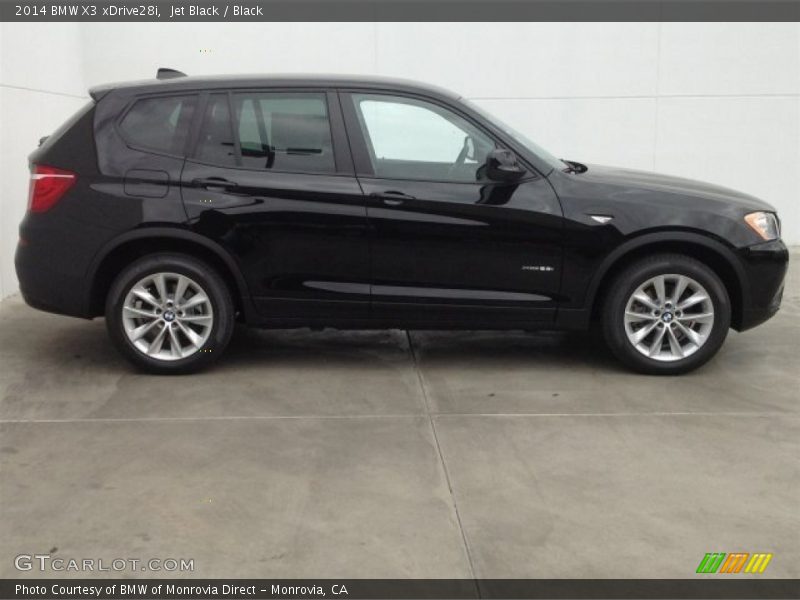 Jet Black / Black 2014 BMW X3 xDrive28i