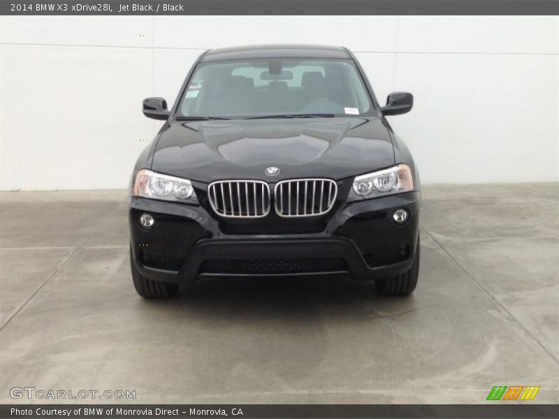 Jet Black / Black 2014 BMW X3 xDrive28i