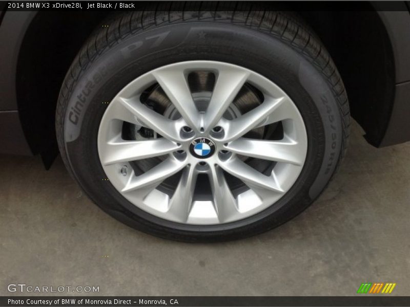 Jet Black / Black 2014 BMW X3 xDrive28i