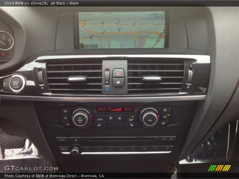 Jet Black / Black 2014 BMW X3 xDrive28i