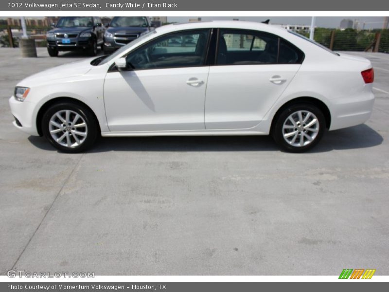 Candy White / Titan Black 2012 Volkswagen Jetta SE Sedan