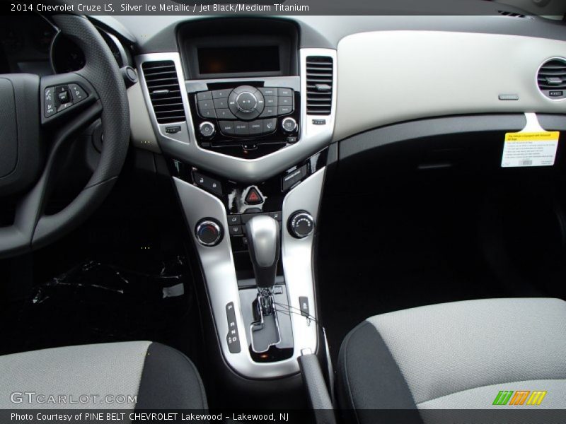 Silver Ice Metallic / Jet Black/Medium Titanium 2014 Chevrolet Cruze LS