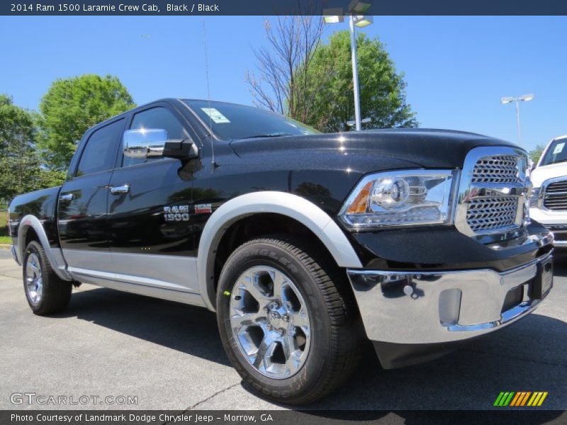 Black / Black 2014 Ram 1500 Laramie Crew Cab