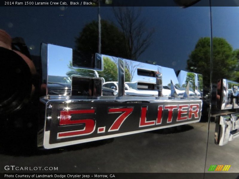 Black / Black 2014 Ram 1500 Laramie Crew Cab