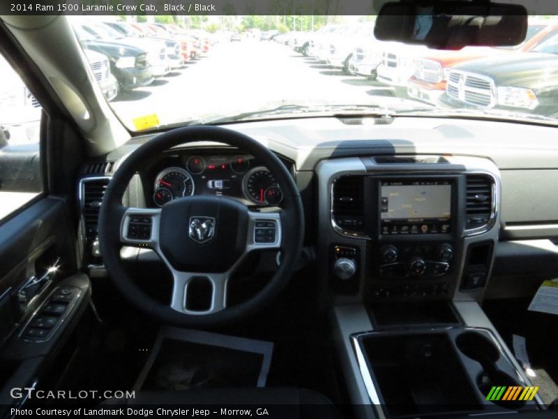 Black / Black 2014 Ram 1500 Laramie Crew Cab
