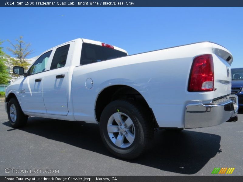 Bright White / Black/Diesel Gray 2014 Ram 1500 Tradesman Quad Cab