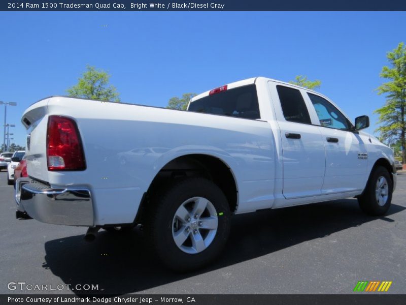 Bright White / Black/Diesel Gray 2014 Ram 1500 Tradesman Quad Cab