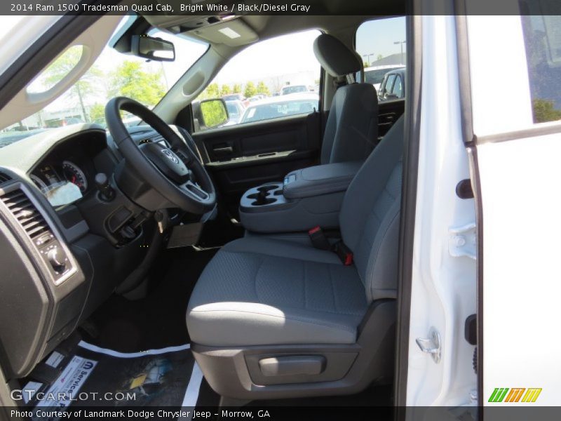 Bright White / Black/Diesel Gray 2014 Ram 1500 Tradesman Quad Cab