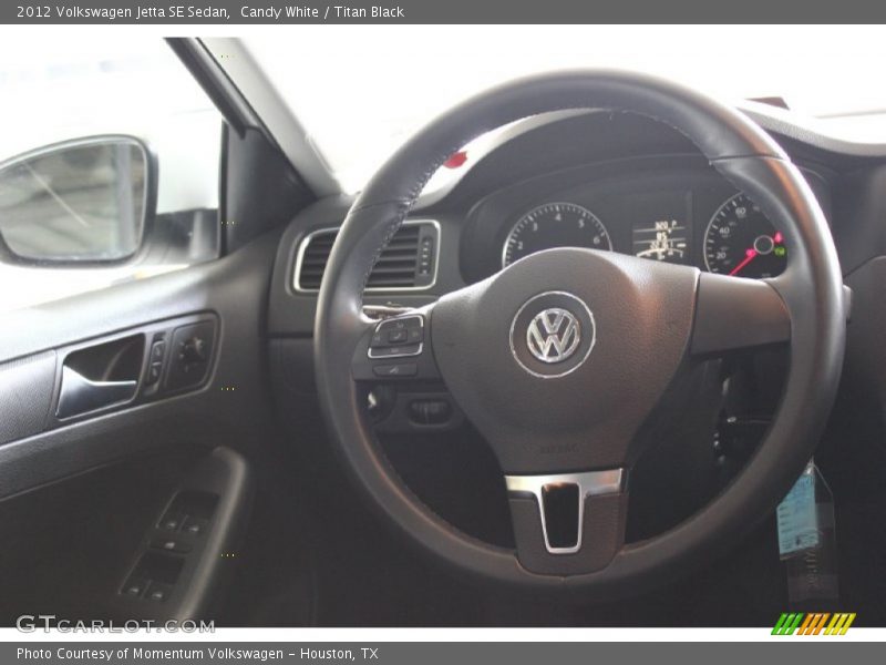 Candy White / Titan Black 2012 Volkswagen Jetta SE Sedan