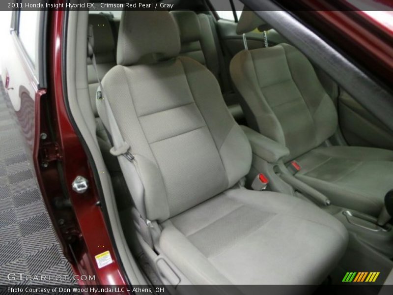 Crimson Red Pearl / Gray 2011 Honda Insight Hybrid EX