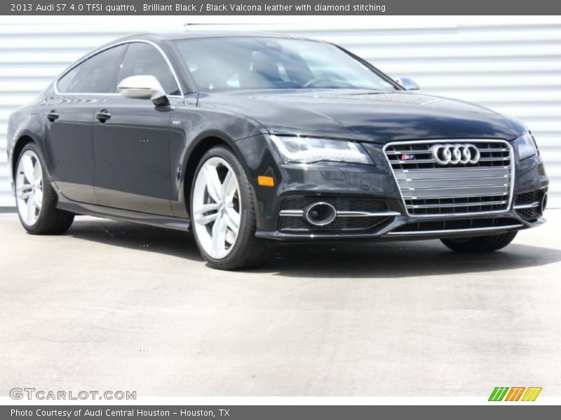 Brilliant Black / Black Valcona leather with diamond stitching 2013 Audi S7 4.0 TFSI quattro