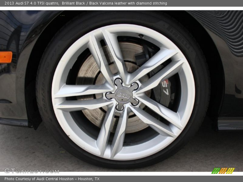 Brilliant Black / Black Valcona leather with diamond stitching 2013 Audi S7 4.0 TFSI quattro
