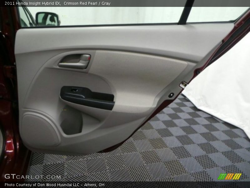 Crimson Red Pearl / Gray 2011 Honda Insight Hybrid EX