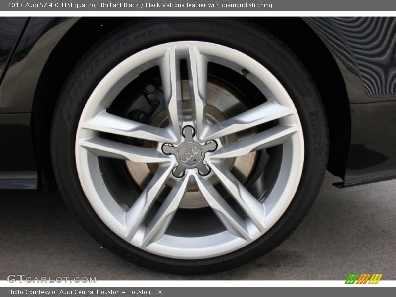 Brilliant Black / Black Valcona leather with diamond stitching 2013 Audi S7 4.0 TFSI quattro