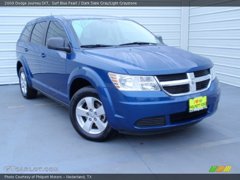 Surf Blue Pearl / Dark Slate Gray/Light Graystone 2009 Dodge Journey SXT