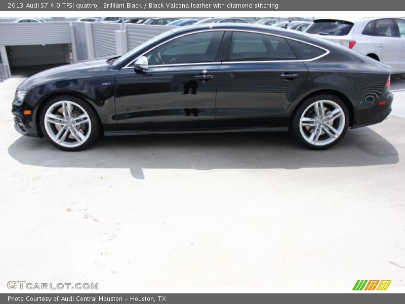 Brilliant Black / Black Valcona leather with diamond stitching 2013 Audi S7 4.0 TFSI quattro