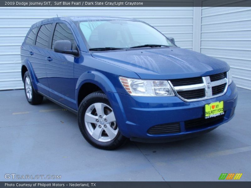 Surf Blue Pearl / Dark Slate Gray/Light Graystone 2009 Dodge Journey SXT