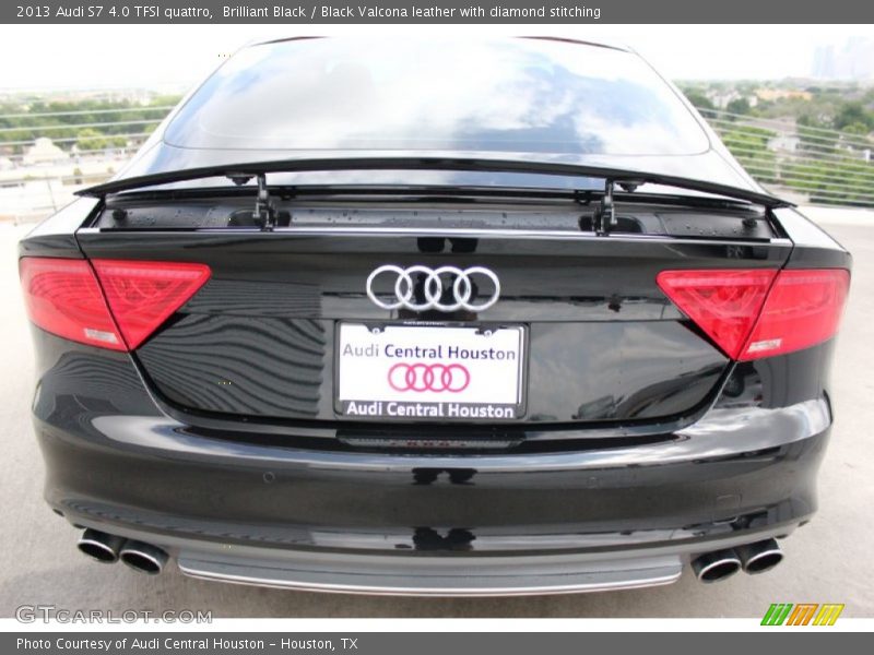 Brilliant Black / Black Valcona leather with diamond stitching 2013 Audi S7 4.0 TFSI quattro