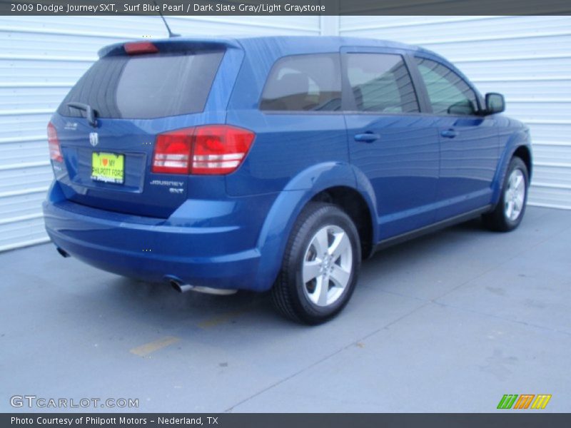 Surf Blue Pearl / Dark Slate Gray/Light Graystone 2009 Dodge Journey SXT