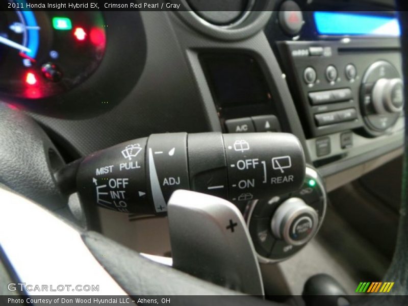 Crimson Red Pearl / Gray 2011 Honda Insight Hybrid EX