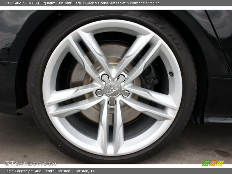 Brilliant Black / Black Valcona leather with diamond stitching 2013 Audi S7 4.0 TFSI quattro