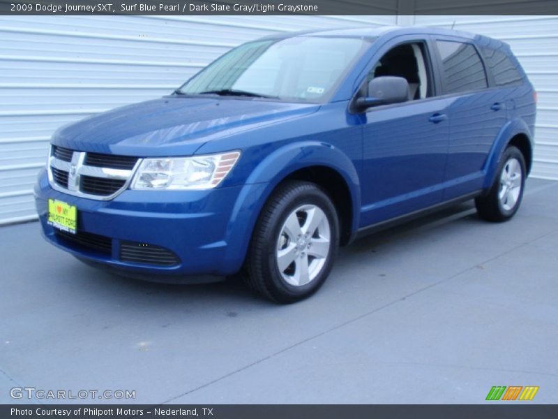 Surf Blue Pearl / Dark Slate Gray/Light Graystone 2009 Dodge Journey SXT