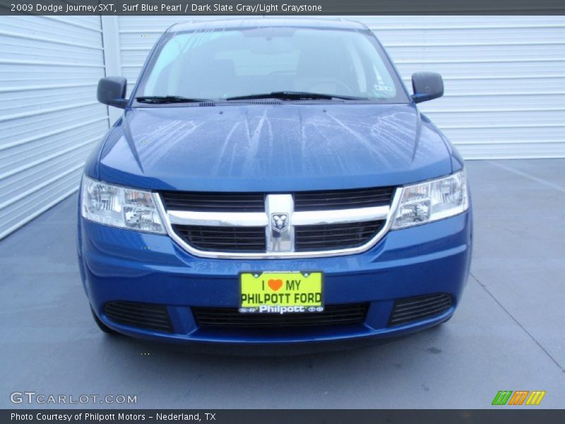 Surf Blue Pearl / Dark Slate Gray/Light Graystone 2009 Dodge Journey SXT
