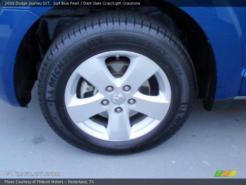 Surf Blue Pearl / Dark Slate Gray/Light Graystone 2009 Dodge Journey SXT