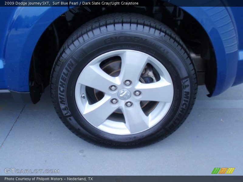 Surf Blue Pearl / Dark Slate Gray/Light Graystone 2009 Dodge Journey SXT