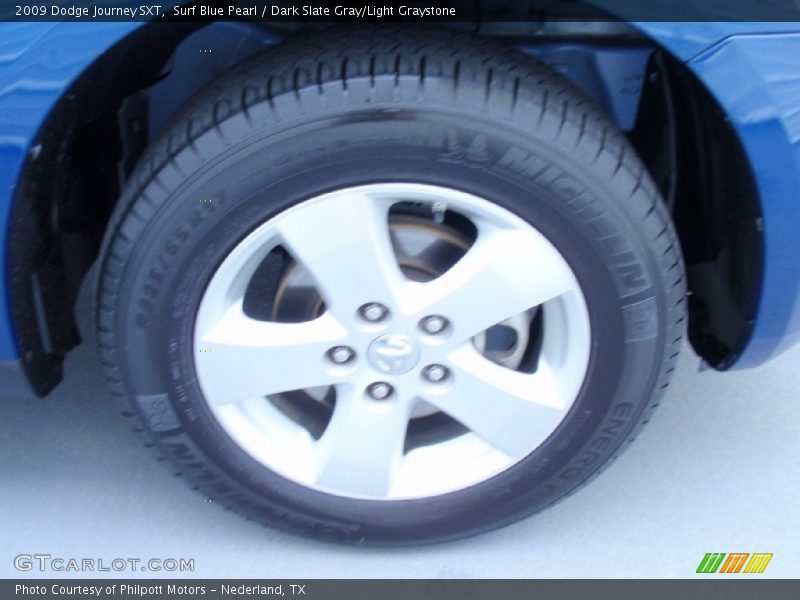 Surf Blue Pearl / Dark Slate Gray/Light Graystone 2009 Dodge Journey SXT