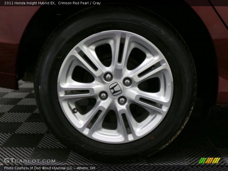 Crimson Red Pearl / Gray 2011 Honda Insight Hybrid EX